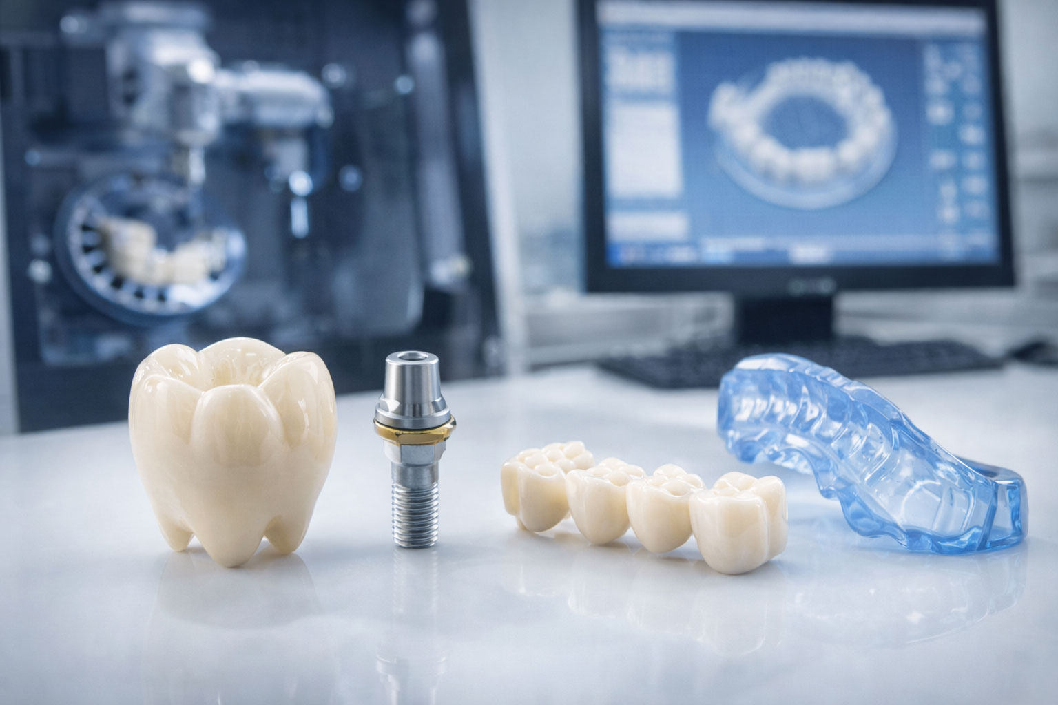 Dental-Fräsleistungen im Fräszentrum Trunzer
